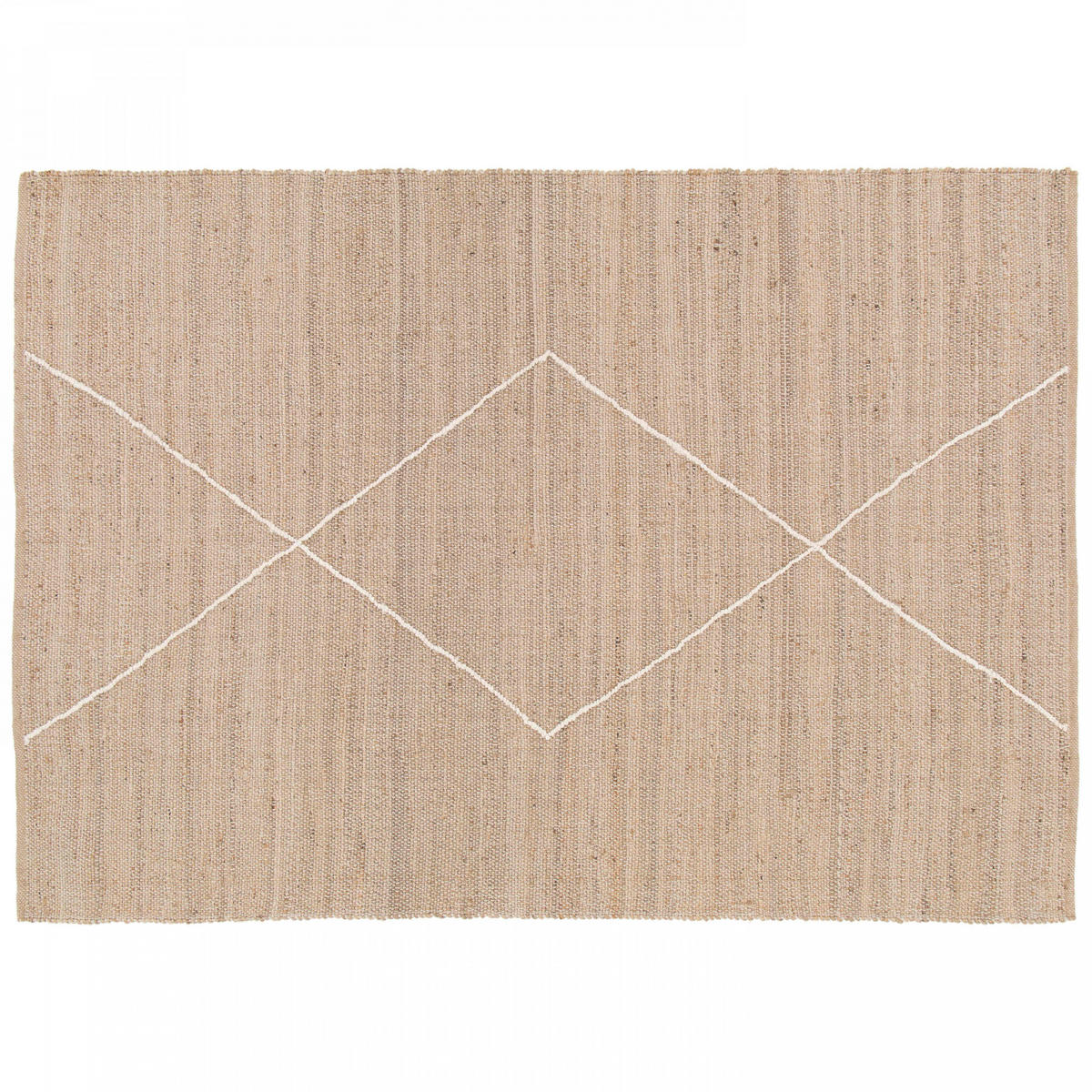 TEPPICH, 80 x 200 cm, Cremefarbe - Creme, Textil (200/80cm) - Oviala