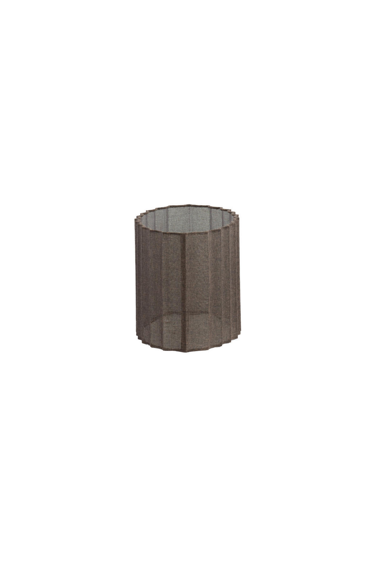 LAMPENSCHIRM Disli Braun 45/21/22 cm - Braun, Textil (45/21/22cm) - Light & Living