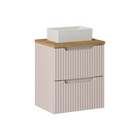 WASCHTISCH 50.4cm Riva Kaschmir - Beige, Holzwerkstoff (50.4/59/40cm) - Petits-meubles