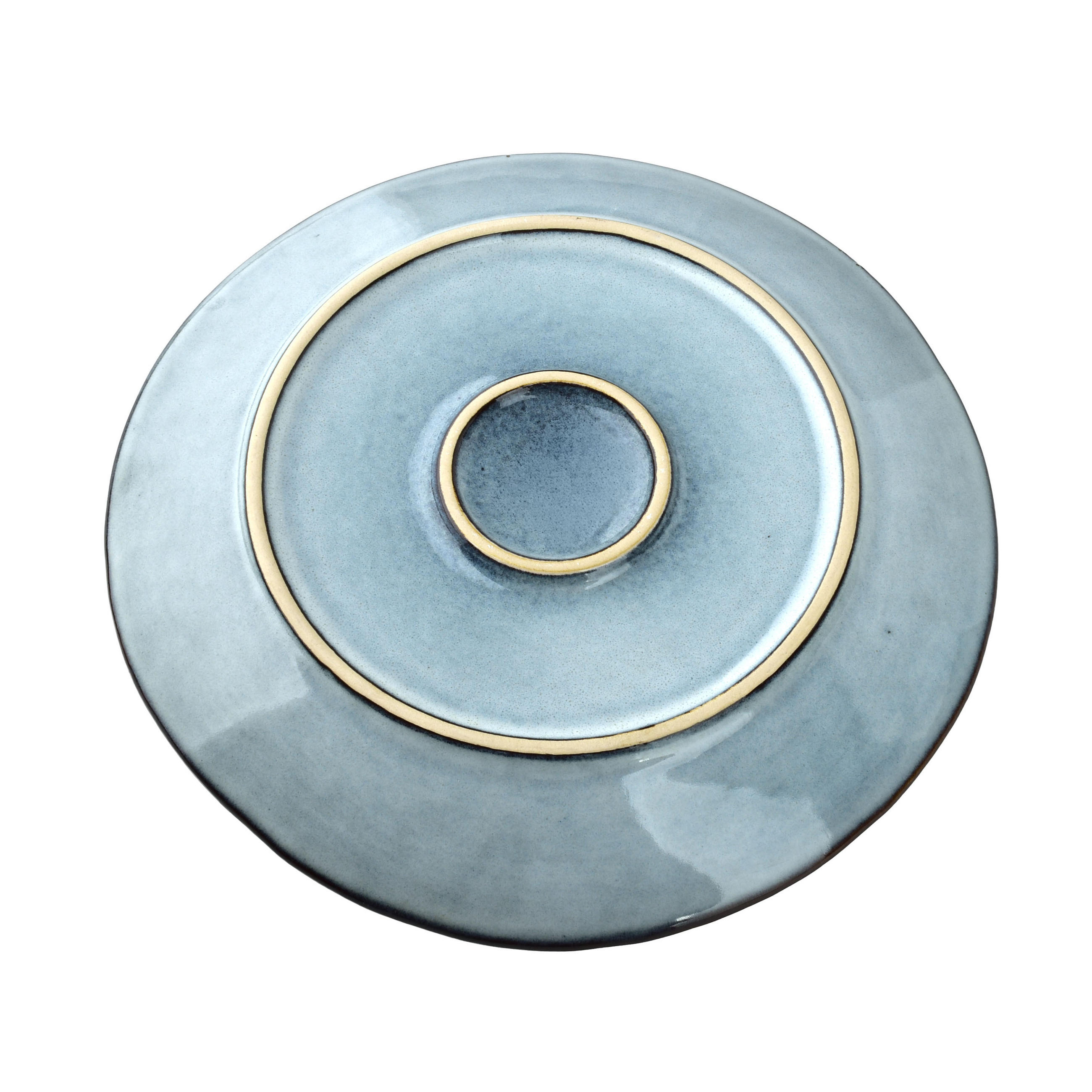 DESSERTTELLER Basic Nature Blau 21.5x21.5x2.5 cm Keramik - Blau, Keramik (21.5/21.5/2.5cm) - Mondex