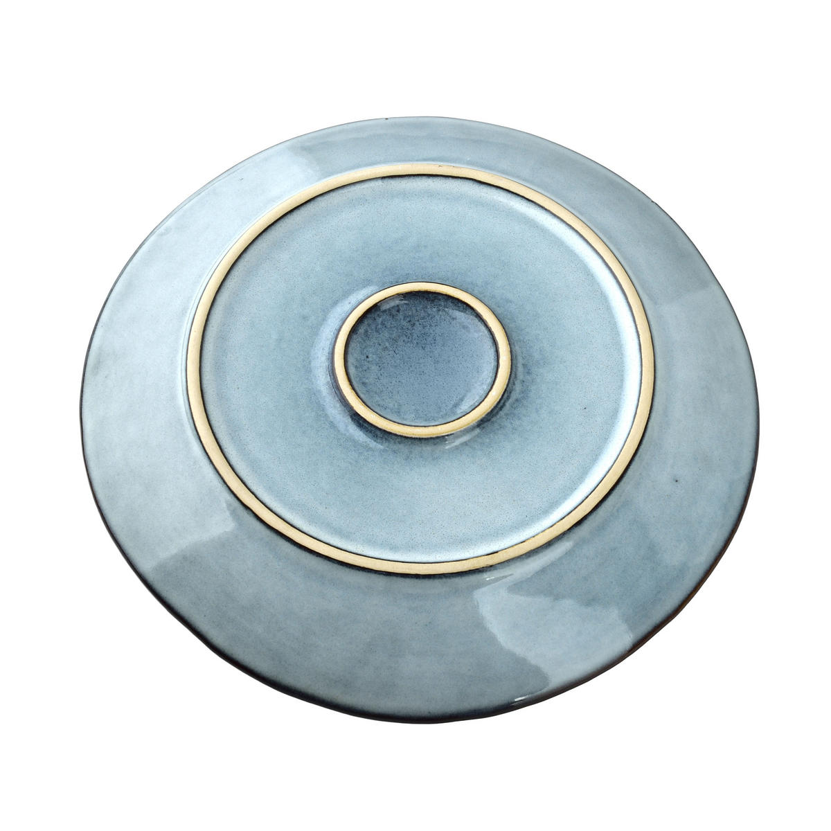 DESSERTTELLER Basic Nature Blau 21.5x21.5x2.5 cm Keramik - Blau, Keramik (21.5/21.5/2.5cm) - Mondex