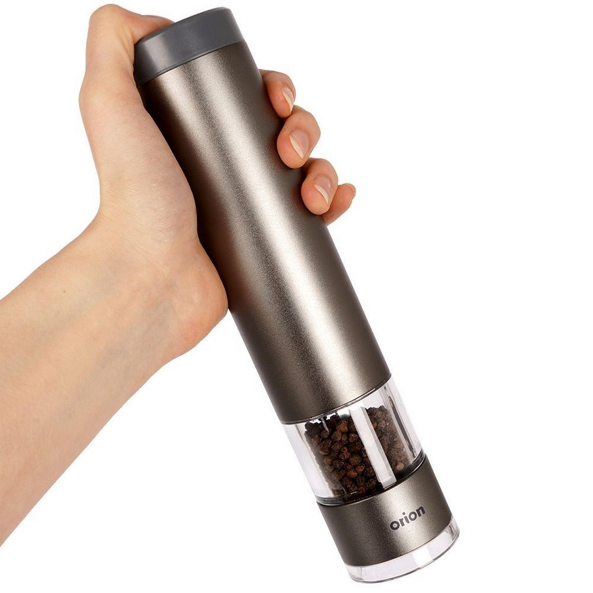 GEWÜRZMÜHLE Schwarz Transparent - Schwarz, Glas (6.5/18.5/6.5cm) - Orion 