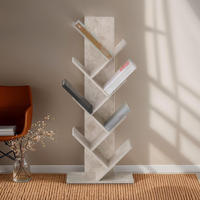 BÜCHERREGAL JULES - Grau, Holzwerkstoff (48/116/23cm) - IDIMEX