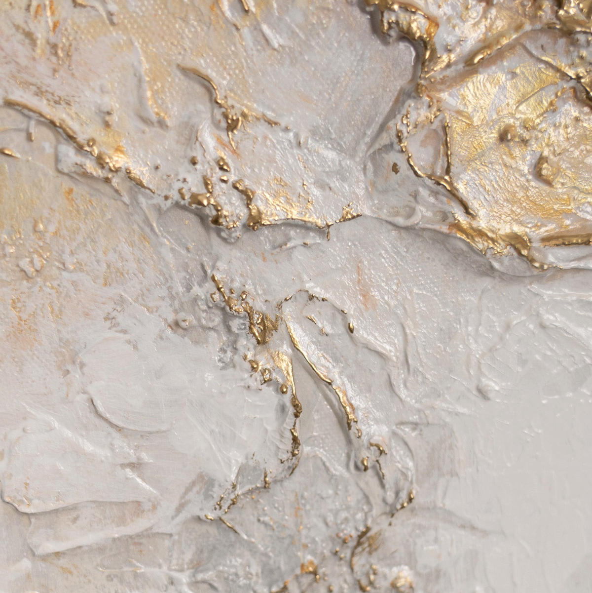 GEMÄLDE Lichtspalte Schattenfugenrahmen Beige 70x50 cm - Beige, Holz (70/50cm) - YS-art gallery