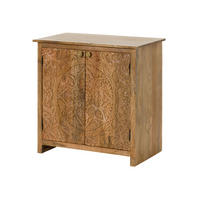 KOMMODE Mango 80x48x78 natur lackiert KASHMIR #108 - Braun, Holz (80/78/48cm) - Massivmoebel24