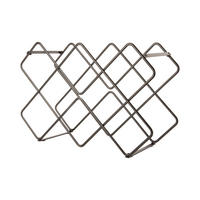 WEINREGAL Diamonds Schwarz 40.5/15.5/27.5 cm - Schwarz, Metall (15.5/27.5/40.5cm) - Present Time