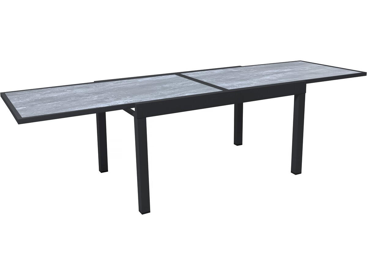 GARTENTISCH lagos Grau - Grau, Metall (105/200/76cm) - Habitat Garten