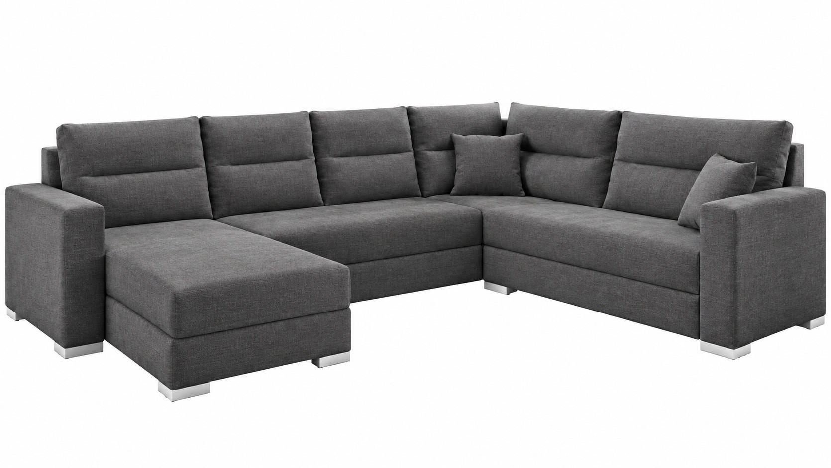 Wohnideebilder Wohnlandschaft Grau 314x90x217 cm