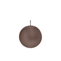 KUGELKERZEN Taupe Ø 80 mm, 6 Stück - Taupe, Paraffin (8/8/8cm) - Wiedemann Kerzen