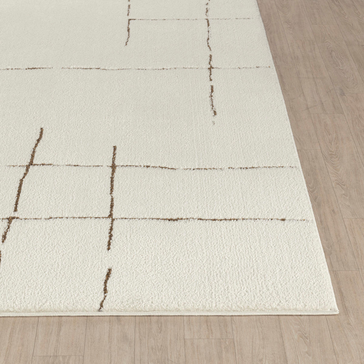 KURZFLORTEPPICH 160/213 cm Weiß - Weiß, Naturmaterialien/Textil (160/213cm) - LIVABLISS