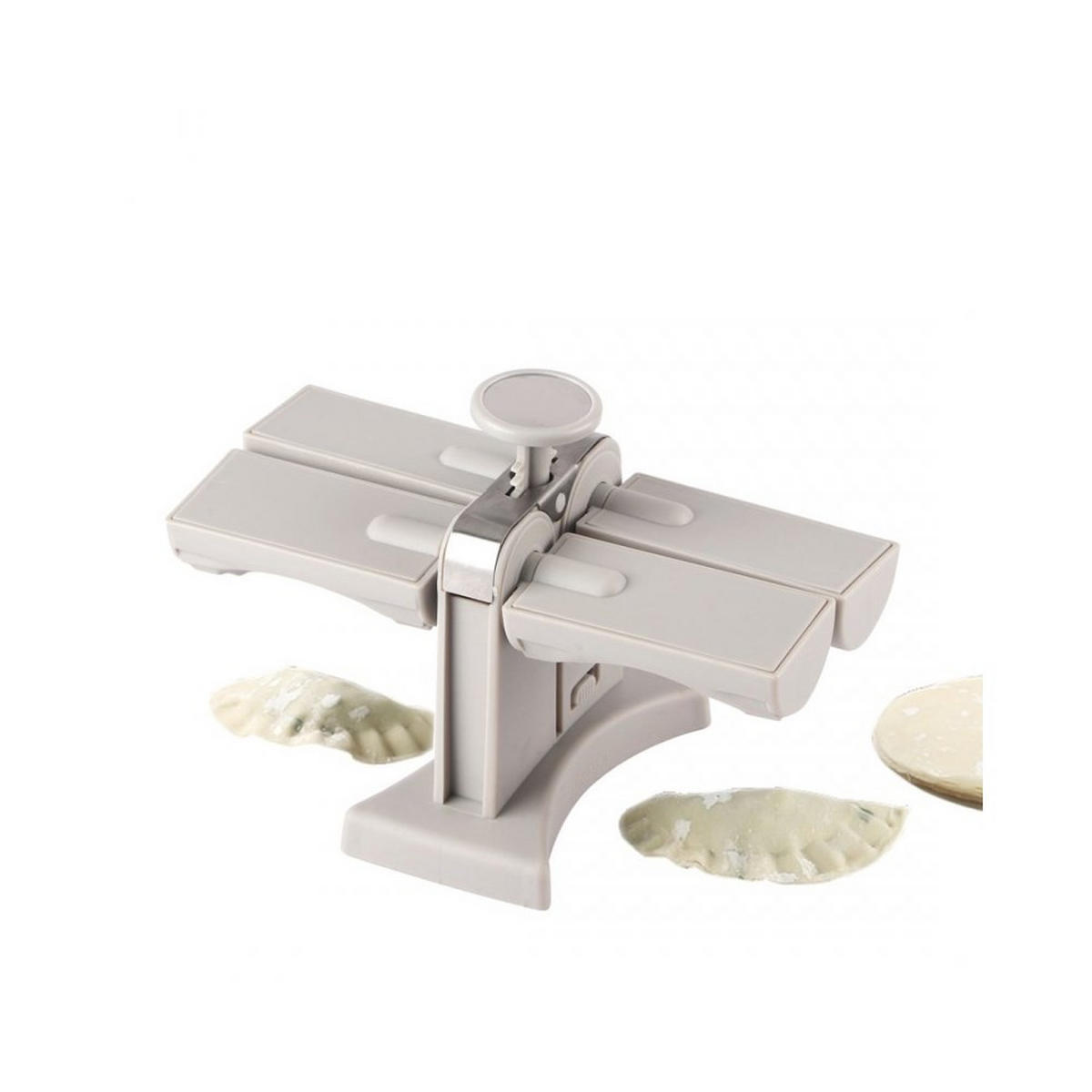 TEIGTASCHENMACHINE Grau 20/18/12 cm E6281 - Grau, Kunststoff (20/18/8cm) - Elitehoff