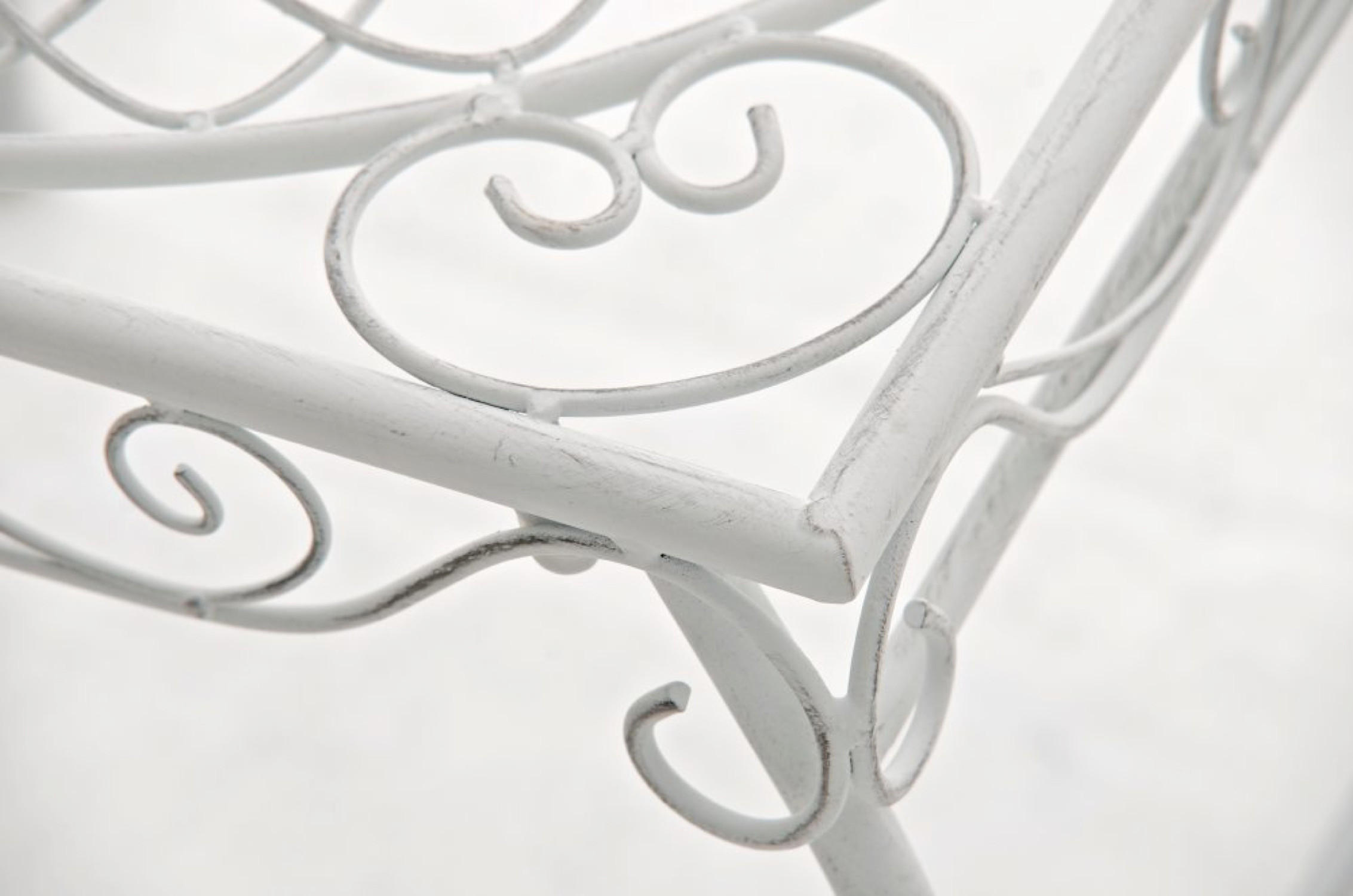 Thumbnail - TPFGarden Gartentisch, Weiß, Metall, 49x45x46 cm, Gartenmöbel, Gartentische, Gartentische