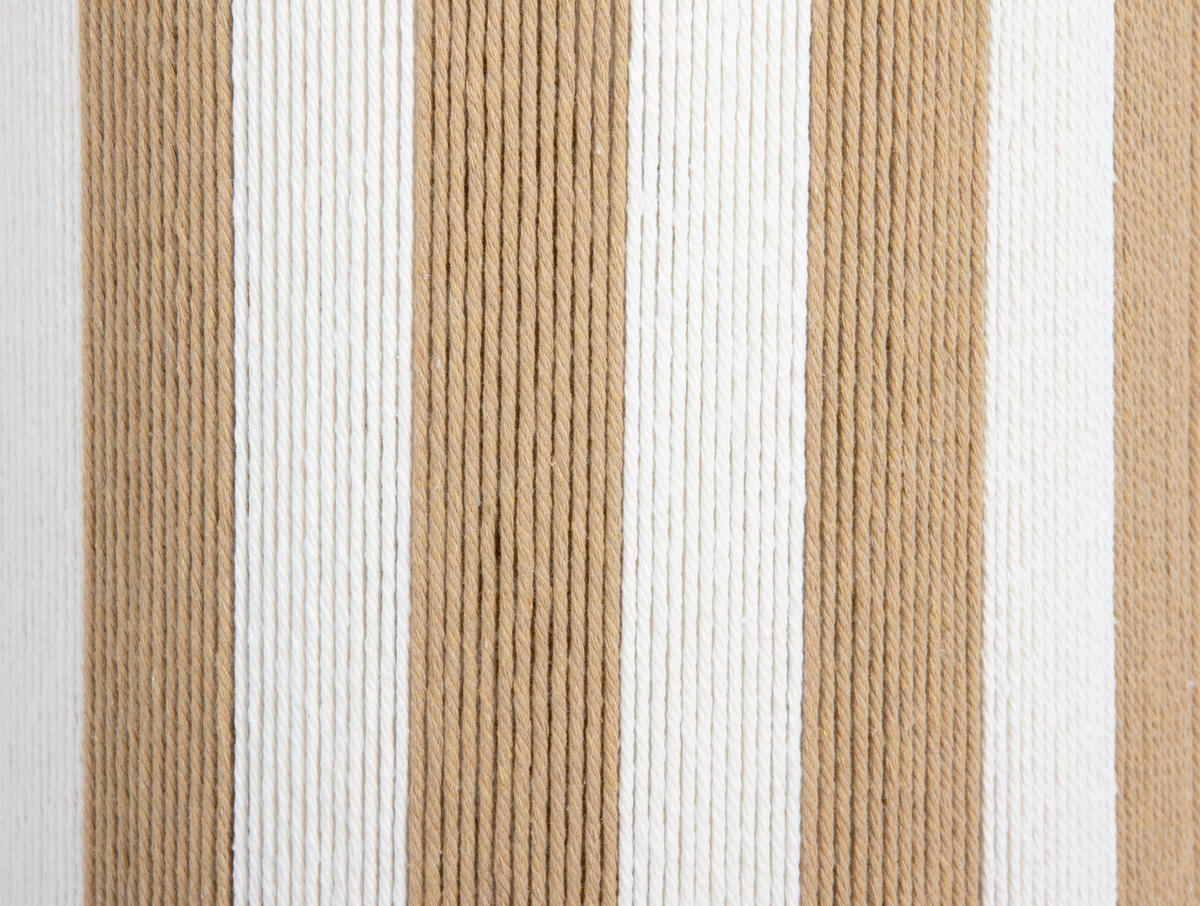 HÄNGELAMPE Vienna Stripes - Natur/Weiß - 33 cm - Multicolor, Textil (30/30/33cm) - Leitmotiv