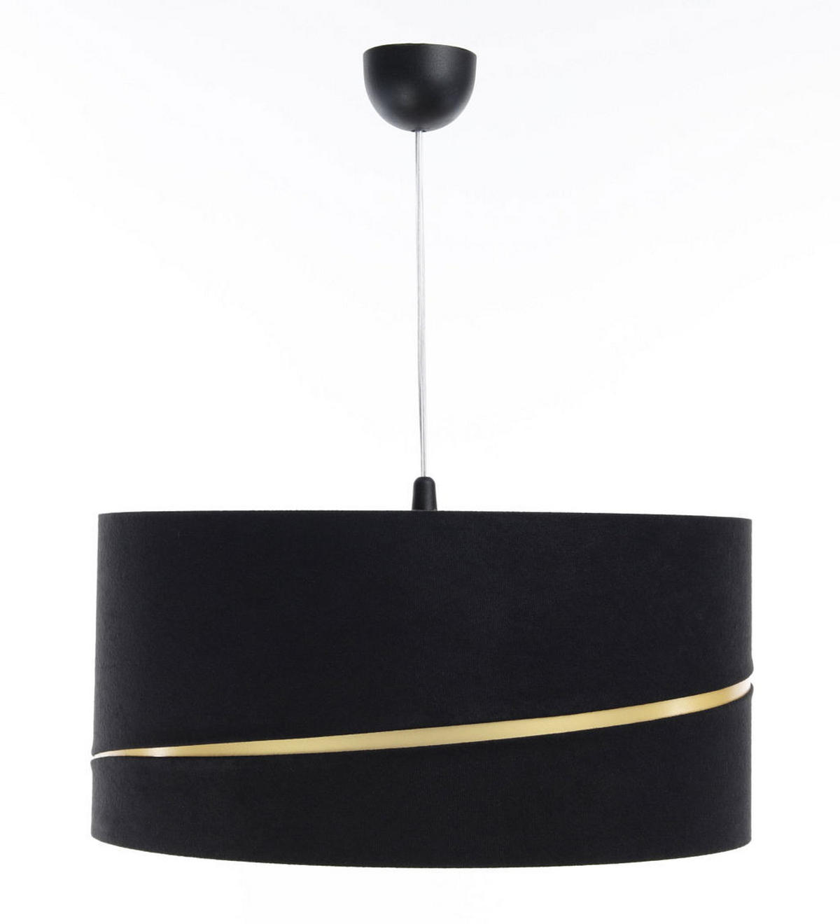 HÄNGELEUCHTE Gold 40/20 cm - Goldfarben/Schwarz, Kunststoff (40/0.4/20cm) - ONZENO