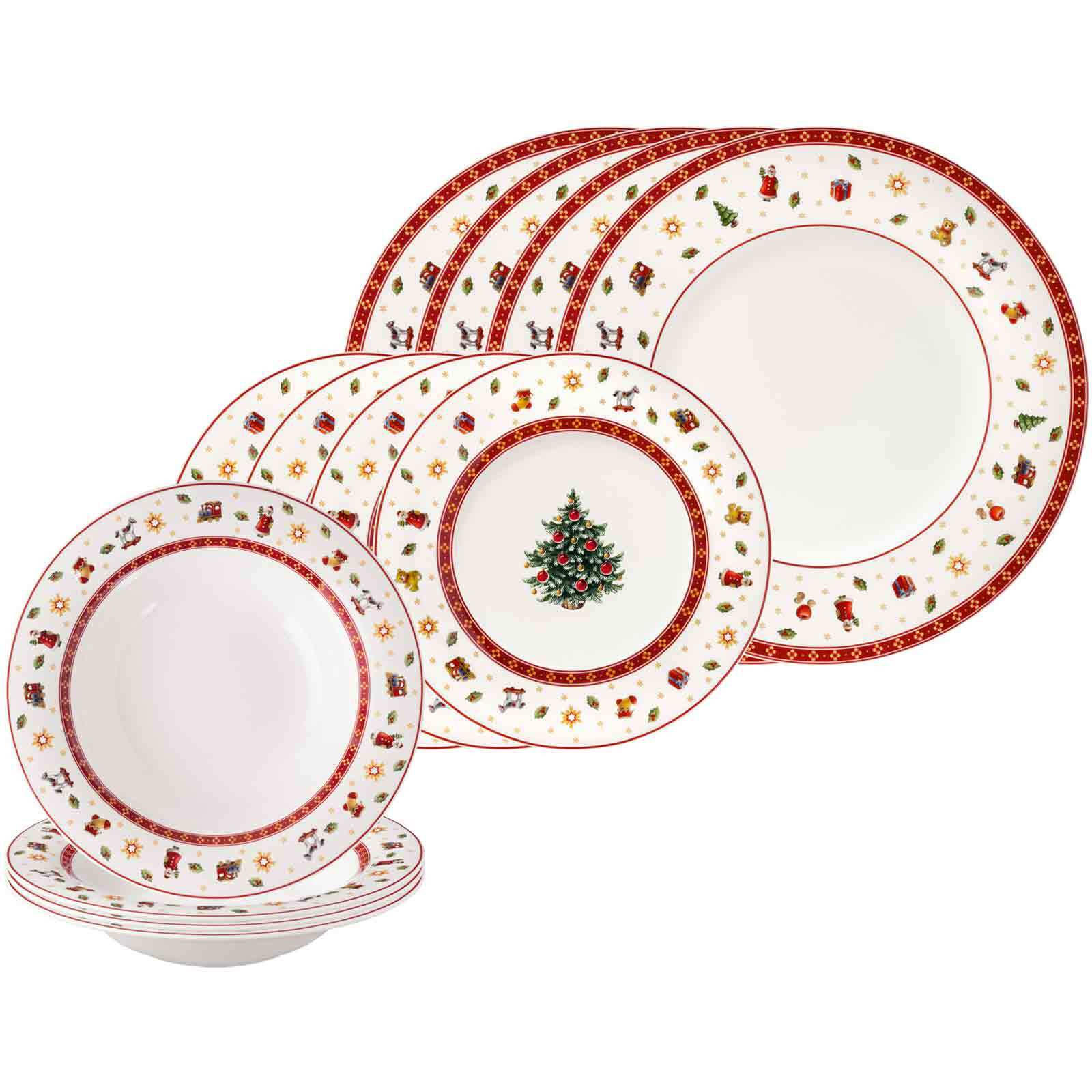 Villeroy & Boch Tellerset Weiß 2x2x2 cm