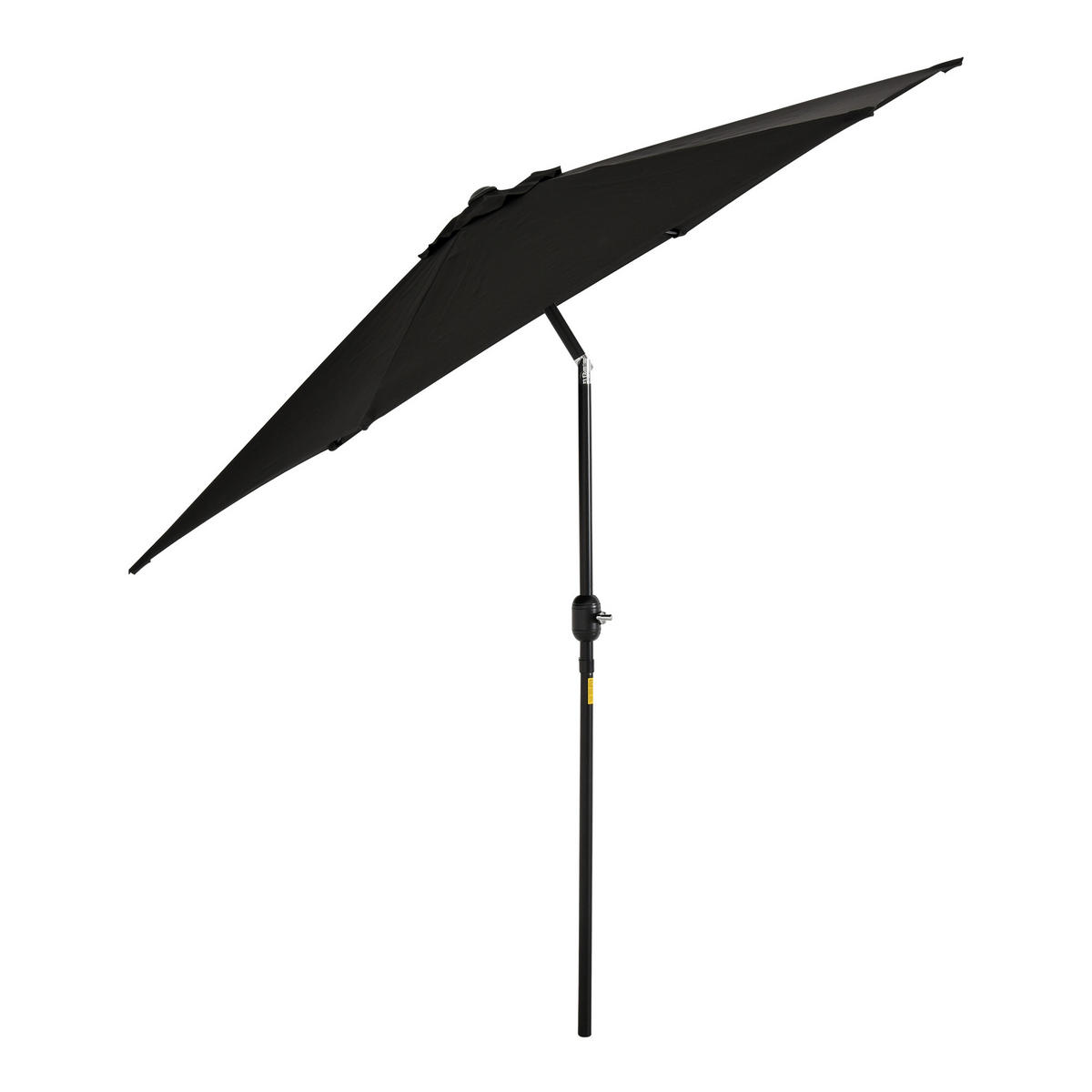 SONNENSCHIRM DE-11491 Ø260/235 cm Schwarz - Schwarz, Metall (260/260cm) - ComfortXL