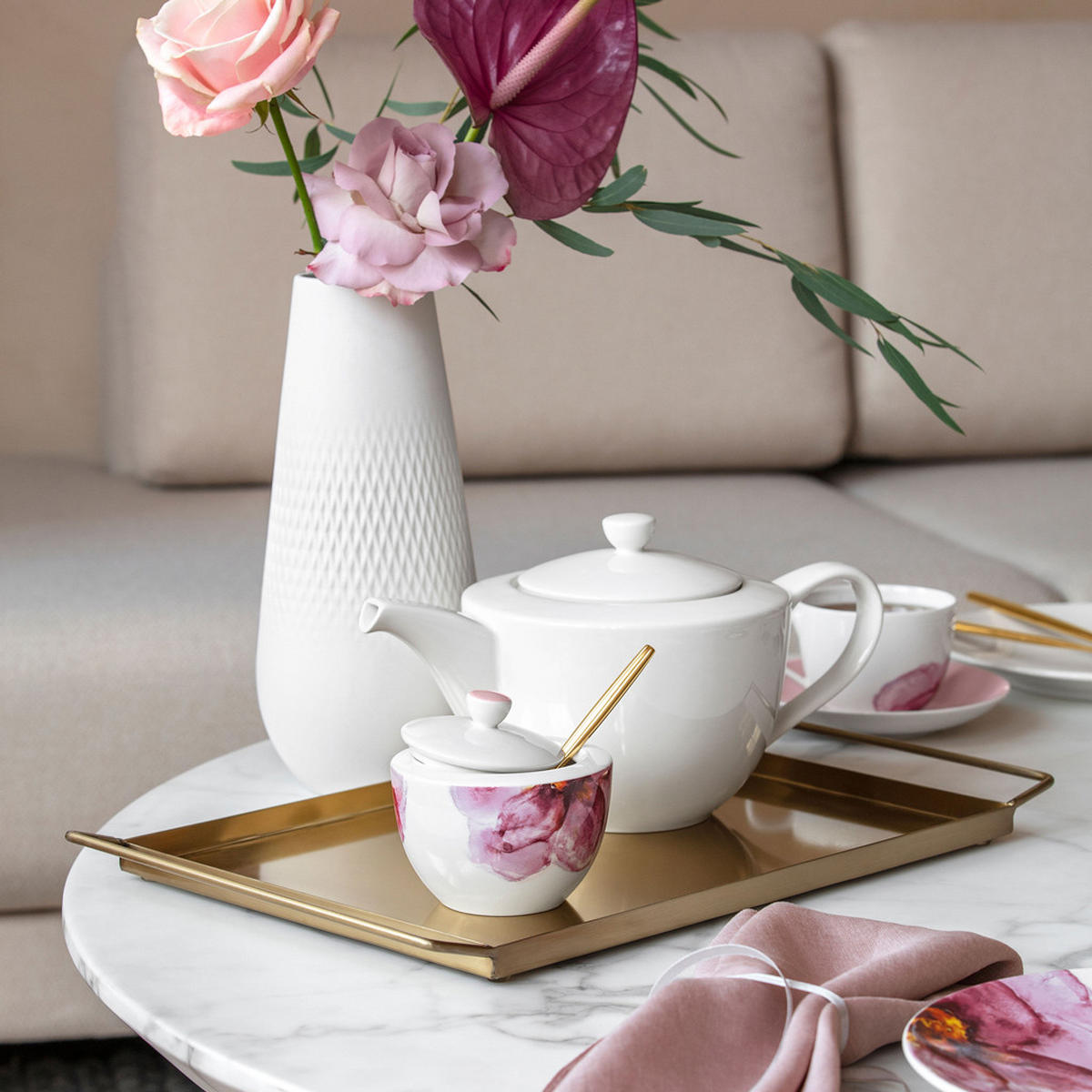 TEEKANNE For Me weiß 1,3 Liter - Weiß, Keramik (0.001L) - Villeroy & Boch