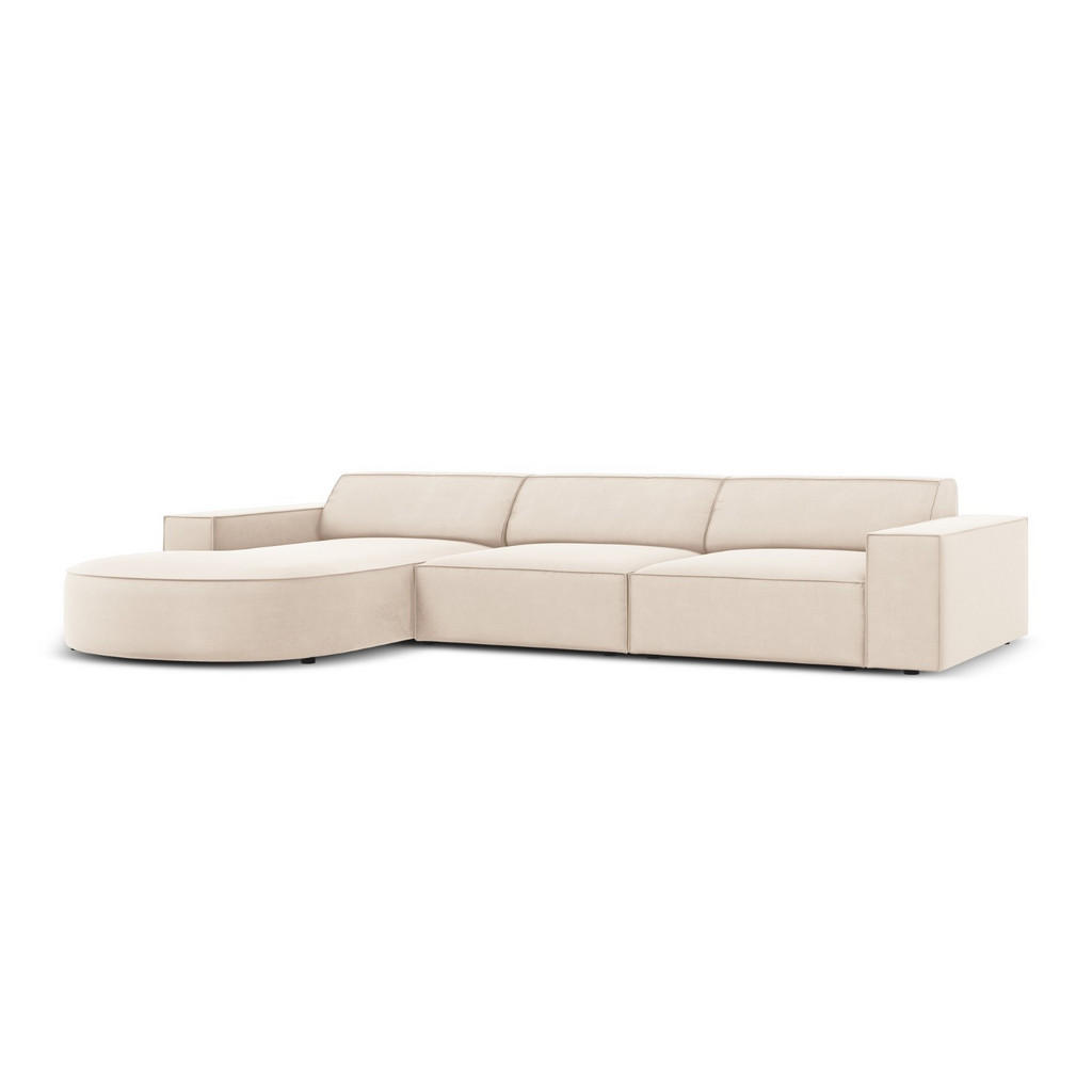 Thumbnail - Micadoni Ecksofa, Beige, Textil, 4-Sitzer, L-Form, 284x166 cm, Hergestellt in Europa, Oeko-Tex®, Wohnzimmer, Sofas & Cou...
