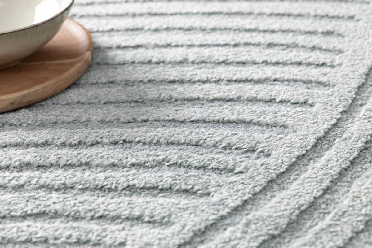 TEPPICH sehr weich mit Relief-Effekt blau - Blau, Textil (200/290cm) - AFK Living