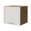 KLAPPHÄNGESCHRANK Essen W4B/40 Weiß Hochglanz / Eiche Artisan Matt 40 / 32,5 / 36cm - Weiß Hochglanz/Eiche Artisan, Holz/Holzwerkstoff (40/36/32.5cm) - Feldmann-Wohnen