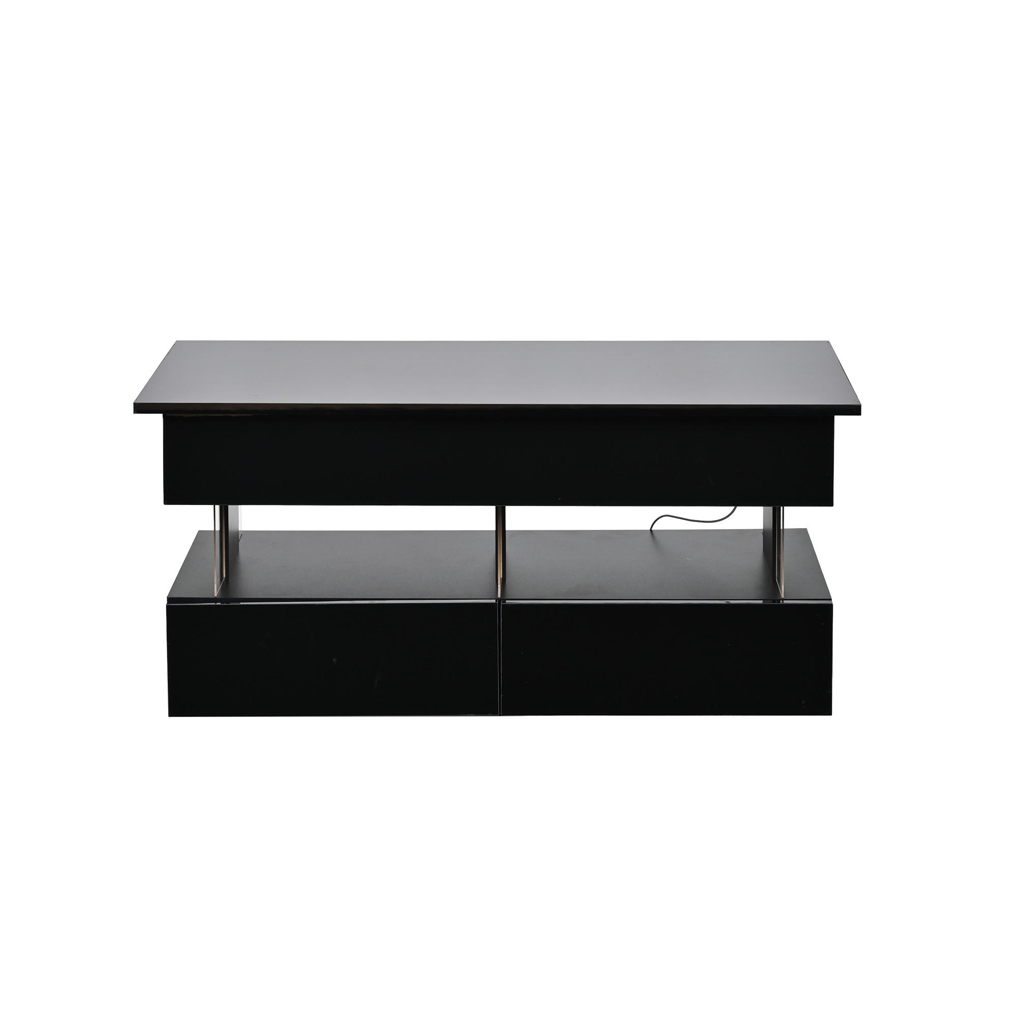 XXXLutz Couchtisch Schwarz 50x46x100 cm