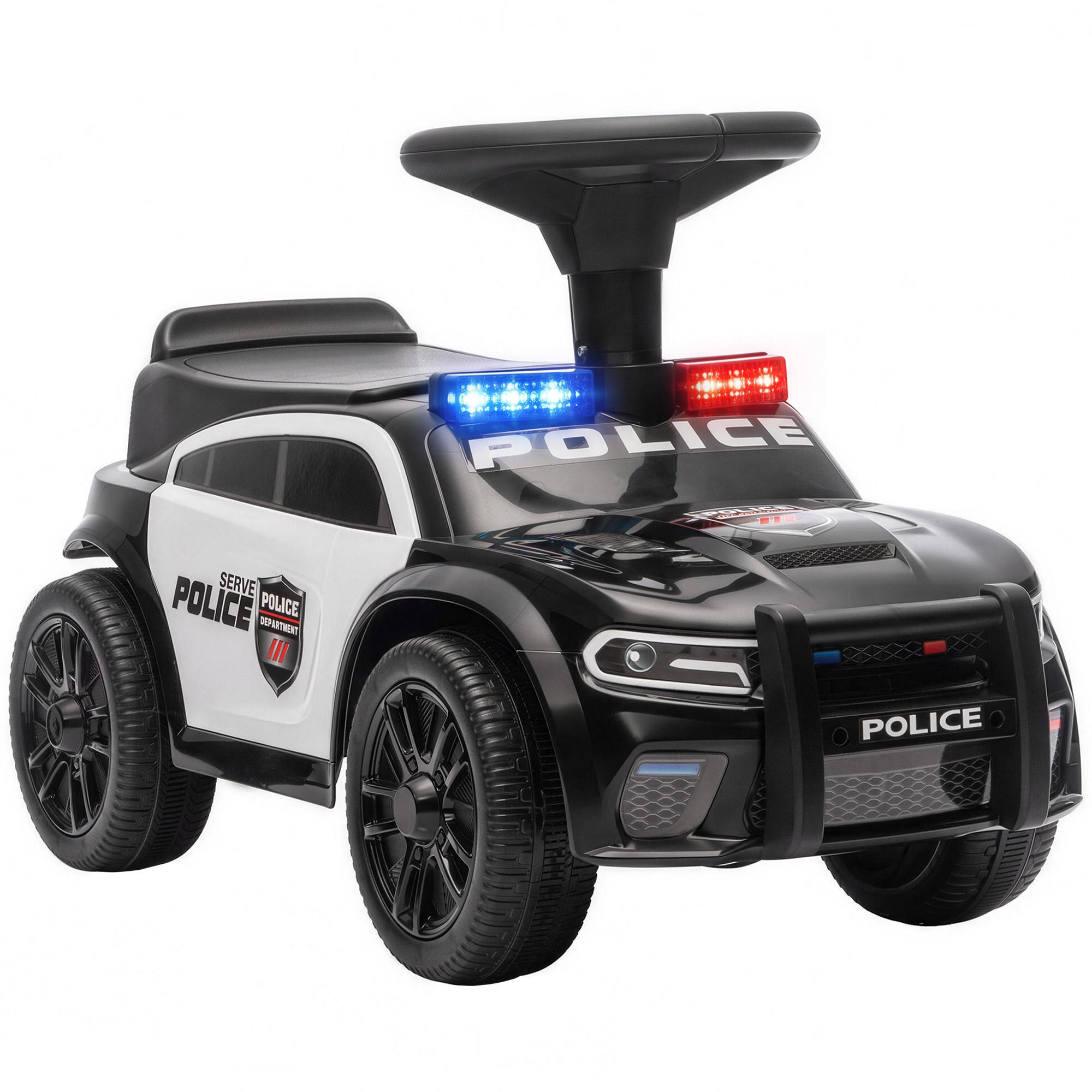 Aiyaplay Kinder-Rutschauto Schwarz 29.5x36x65 cm
