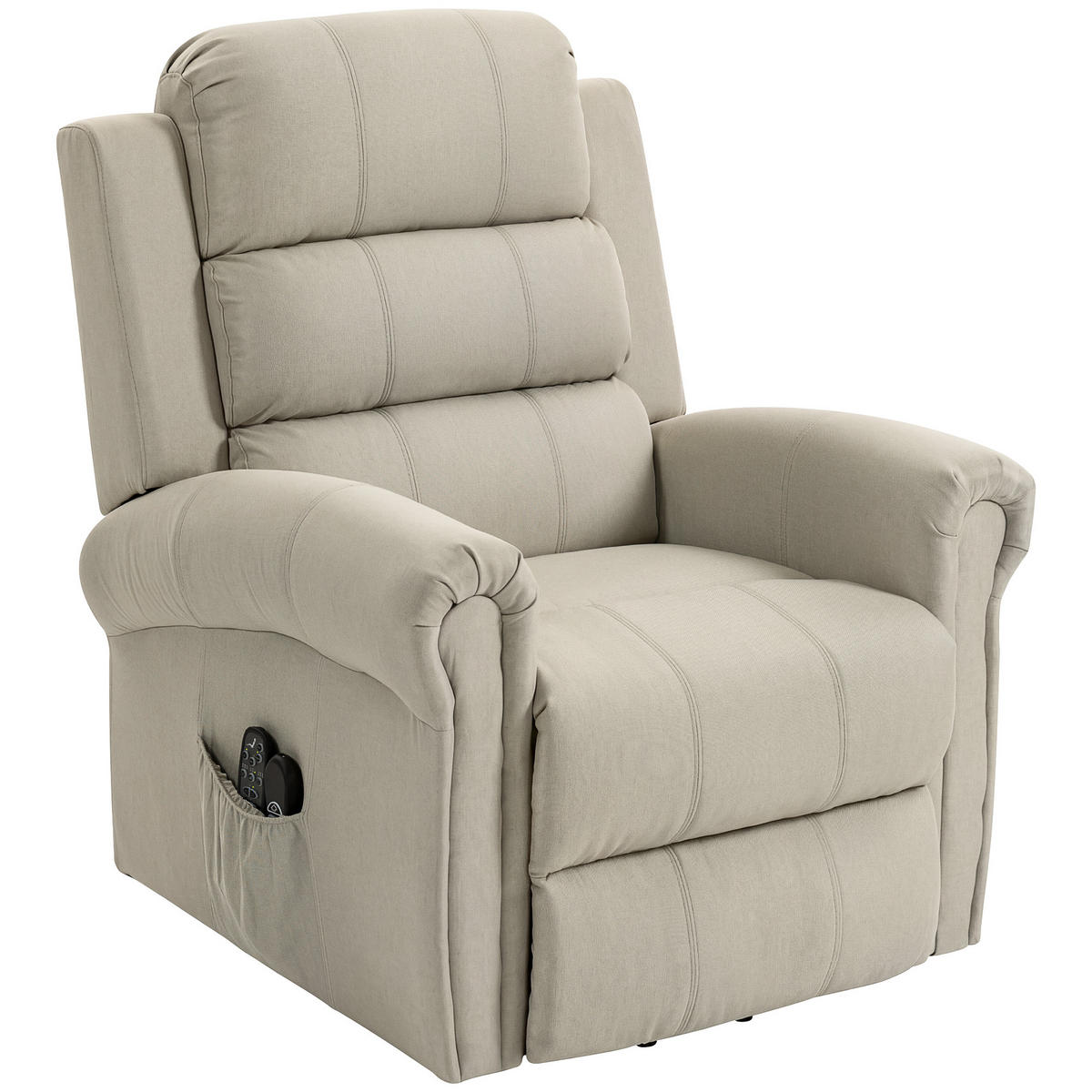 MASSAGESESSEL DE-15452 Massage und Heizung Beige - Beige, Metall (87/108/87.5cm) - ComfortXL