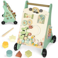 LAUFLERNWAGEN MDF Sperrholz Grün - Grün, Holz (33.5/46.8/36cm) - AIYAPLAY
