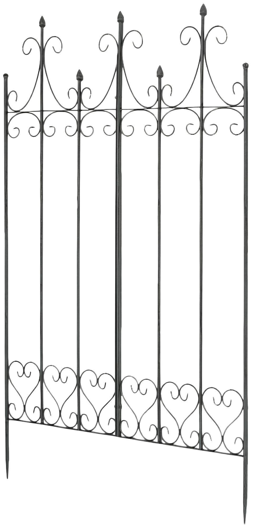 RANKGITTER Metall Anthrazit - Anthrazit, Metall (100/150/2cm) - CLP