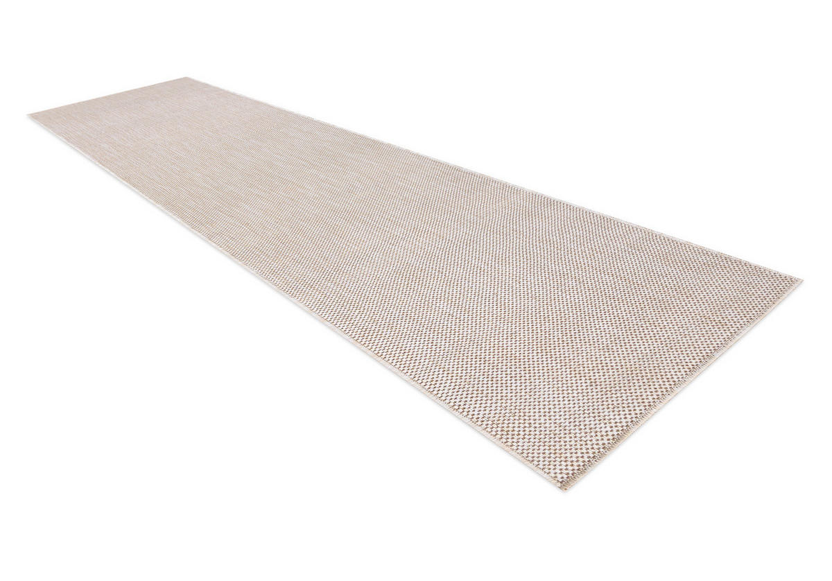 KOBEREC, behúň SISAL SION A5165A Melange ploché tkanie ecru / krém 70/250 cm - krémová, textil (70/250cm) - rugsX