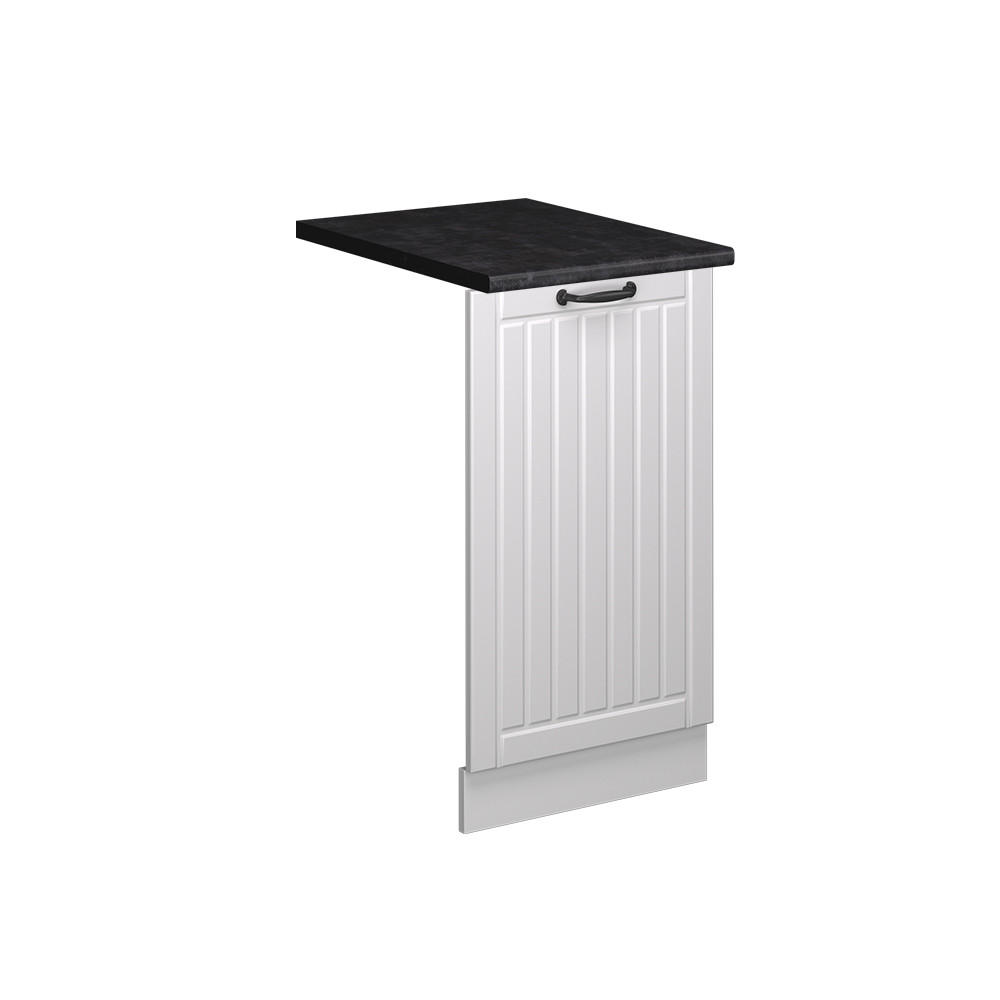 DISKMASKINENS FRONTPANEL Fame-Line Vitt hus p&aring; landet 45 cm , AP Antracit Vit, Vit 81.8/45/60 cm