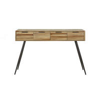 KONSOLENTISCH TICAR Holz - Schwarz/Braun, Holz (30/120/76cm) - KAWOLA