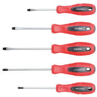 SCHRAUBENDREHER-SATZ | SCHLITZ / KREUZSCHLITZ | 5-TLG. - Multicolor, Kunststoff/Metall (1/1cm) - BGS technic