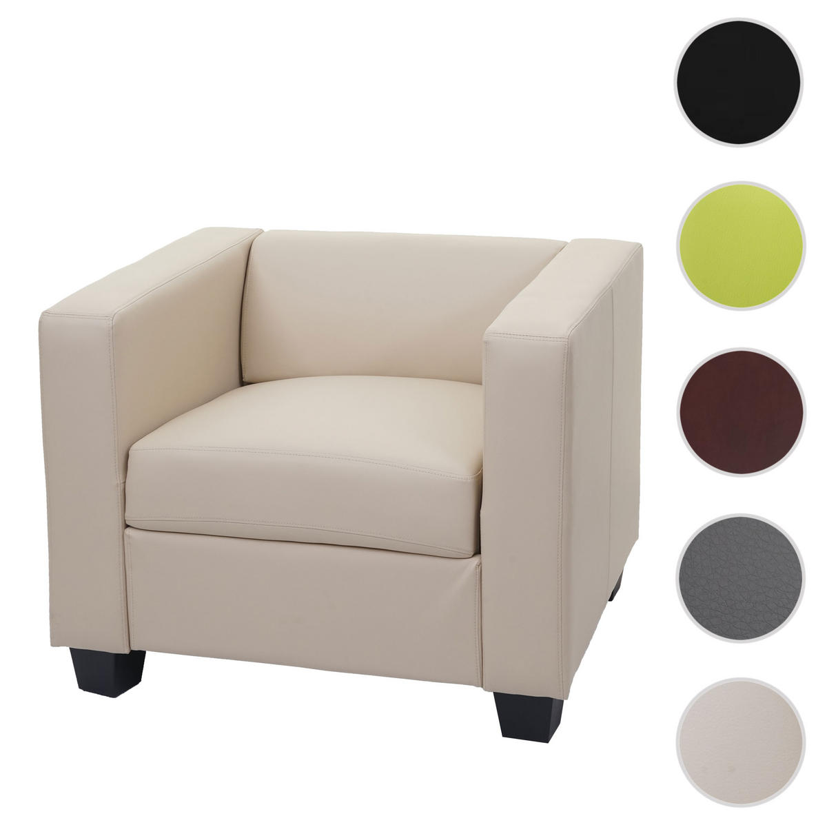 SESSEL LOUNGESESSEL Beige - Beige, Textil (86/70/75cm) - MCW