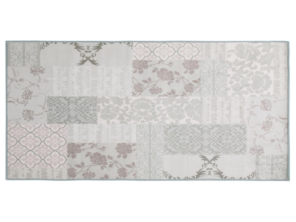 KURZFLOR-TEPPICH Ballica II 150/80 cm - Grau, Kunststoff (80/150cm) - Beliani
