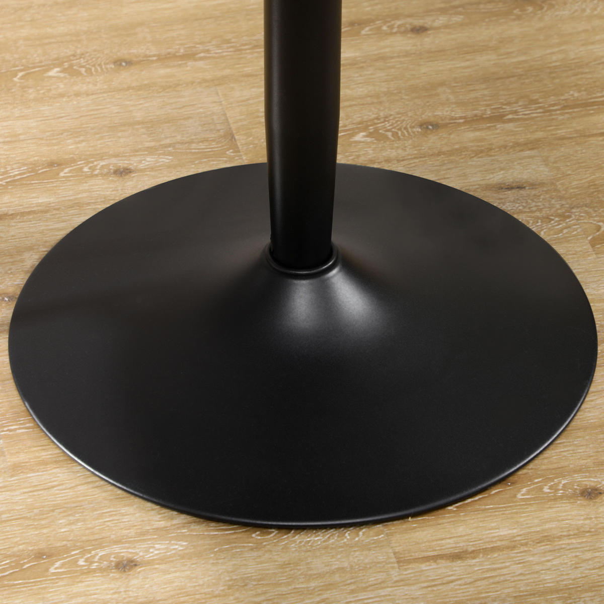 ESSTISCH Schwarz 1 Stück - Schwarz, Naturmaterialien (70/70/75cm) - GiPP