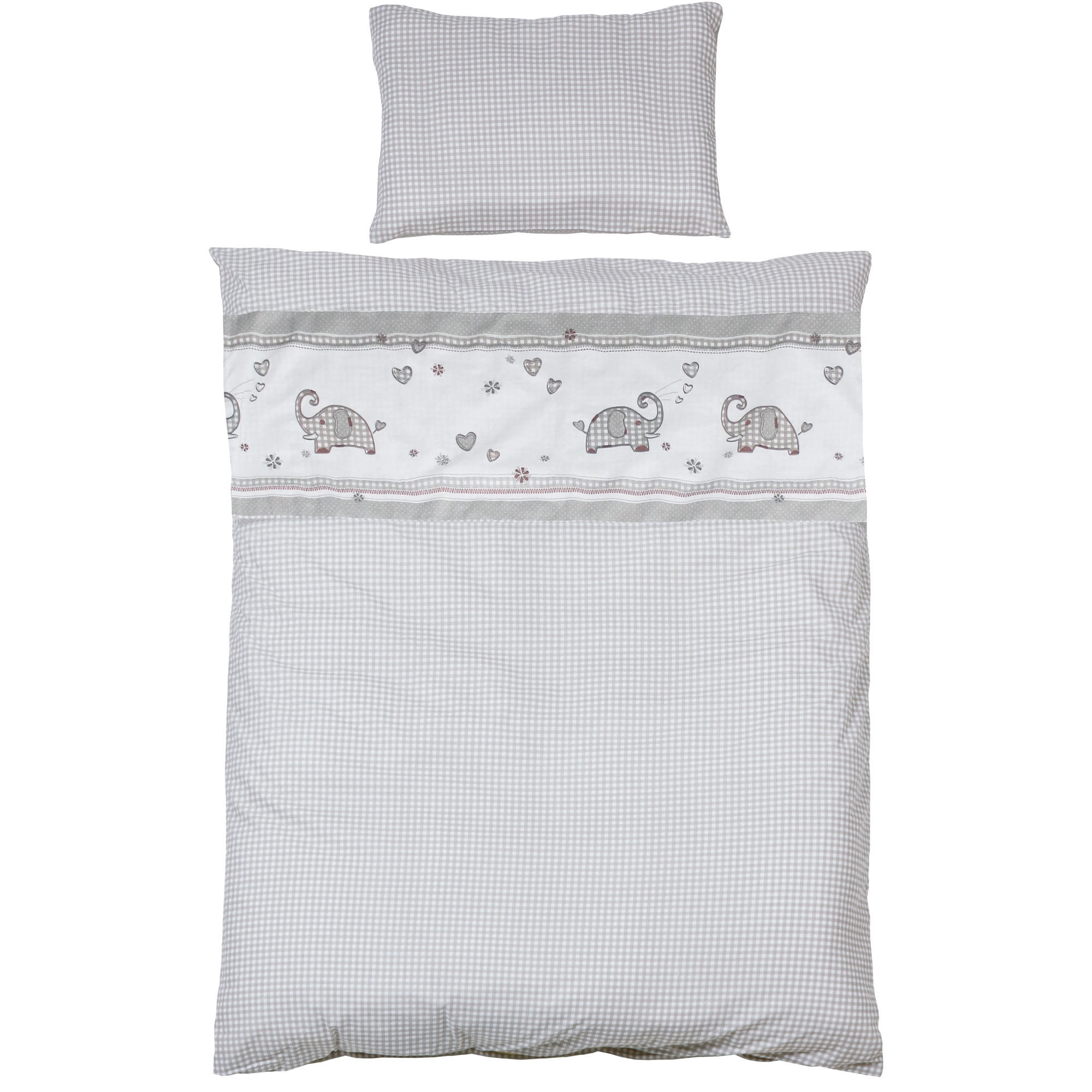 BABYBETT Elefant 70 x 140 cm weiß - Weiß, Holzwerkstoff (70/140cm) - Roba