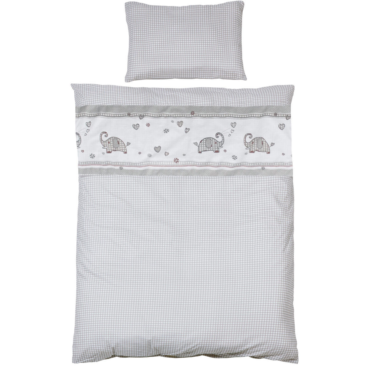 BABYBETT Elefant 70 x 140 cm weiß - Weiß, Holzwerkstoff (70/140cm) - Roba