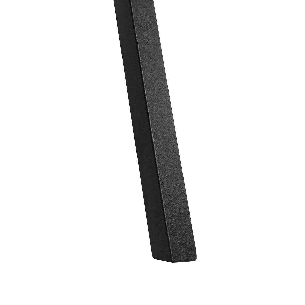 ESSTISCH 140/80/75 cm Hellbraun, Schwarz Rechteckig Bravo - Hellbraun, Holzwerkstoff (140/80/75cm) - Beliani
