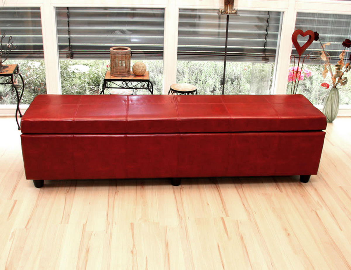 GARNITUR XXL Rot 5-teilig-Set - Rot, Textil (48/90/56cm) - MCW