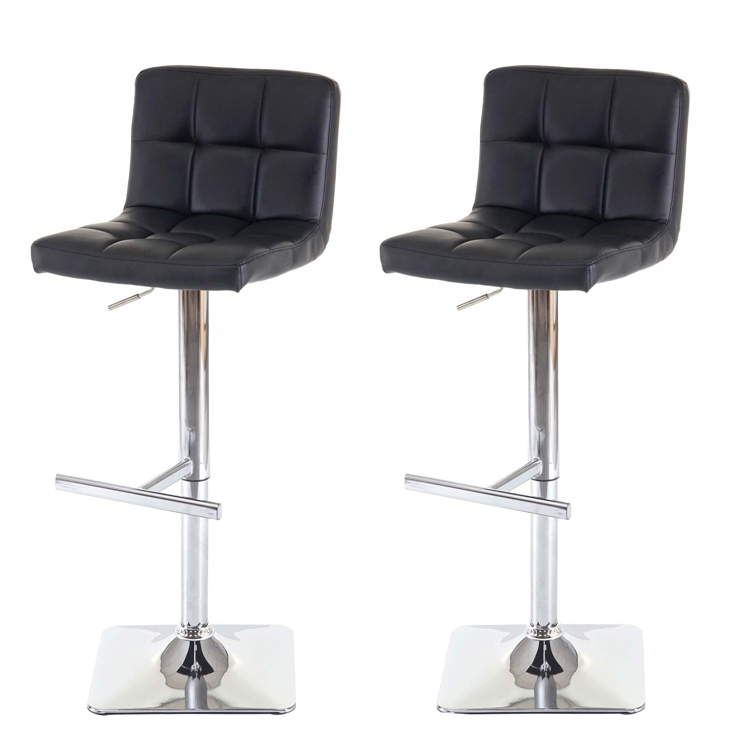 BARHOCKER Schwarz 2er-Set - Schwarz, Textil (40/110/43cm) - MCW