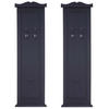 WANDGARDEROBE Grau 2er-Set - Grau, Holz (28/109/5cm) - MCW
