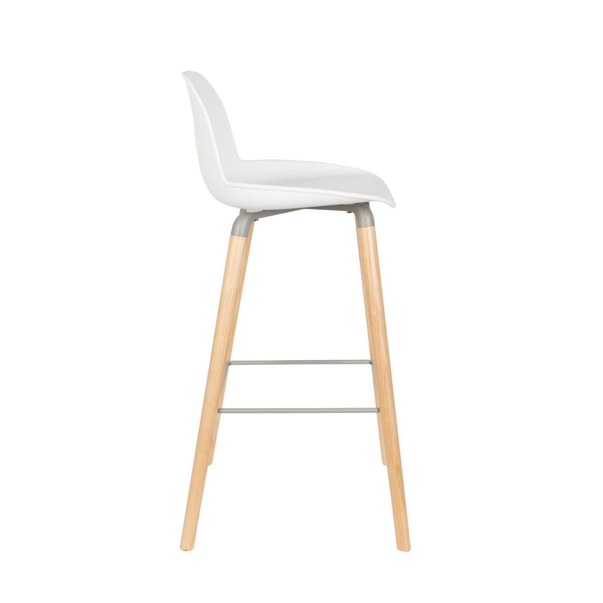 BARHOCKER Albert Kuip Rückenlehne 75 cm Weiß - 2 er Set - Weiß, Kunststoff (47/98.5/47.5cm) - Zuiver