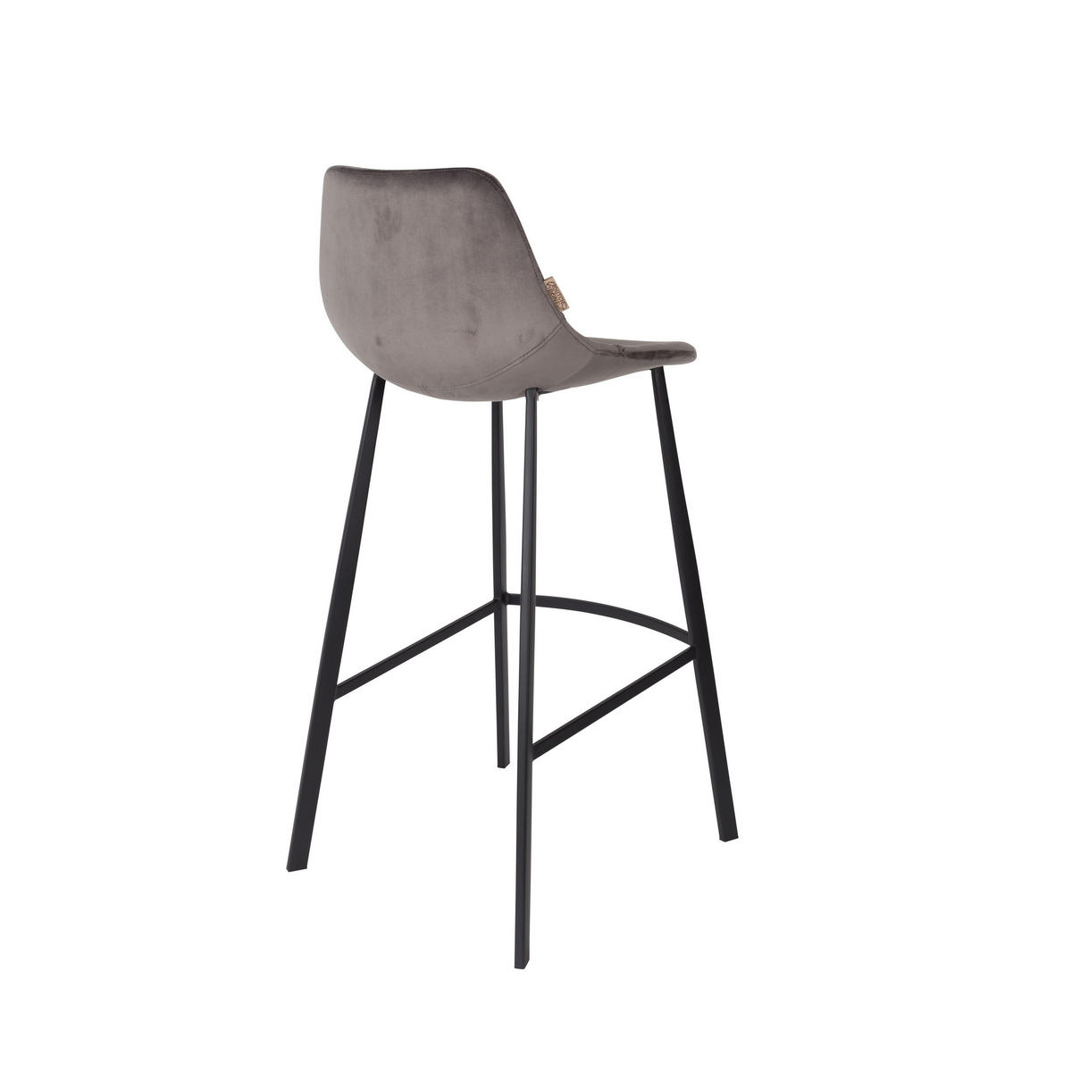 BARHOCKER Franky Rückenlehne 80 cm Grau - 2 er Set - Grau, Textil (50/106/54cm) - Dutchbone