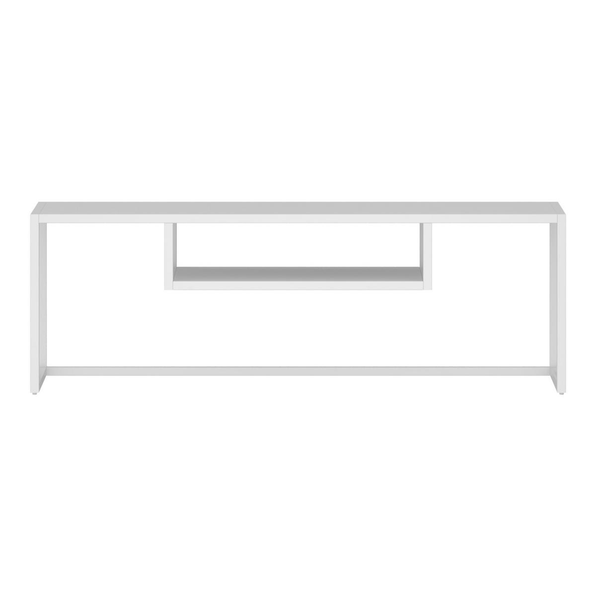 TV-ELEMENT Isokyrö - Weiß, Metall (120/40/40cm) - [en.casa]