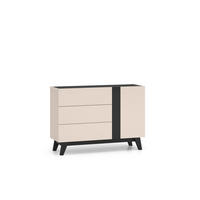 SIDEBOARD FRESHION Beige 120x40x85 cm - Beige, Holzwerkstoff (120/85/40cm) - FURNLUX