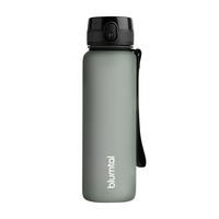 TRINKFLASCHE 1L - auslaufsichere - 1-Klick-Verschluss - BPA - freie - Grau - Grau, Kunststoff (1L) - Blumtal