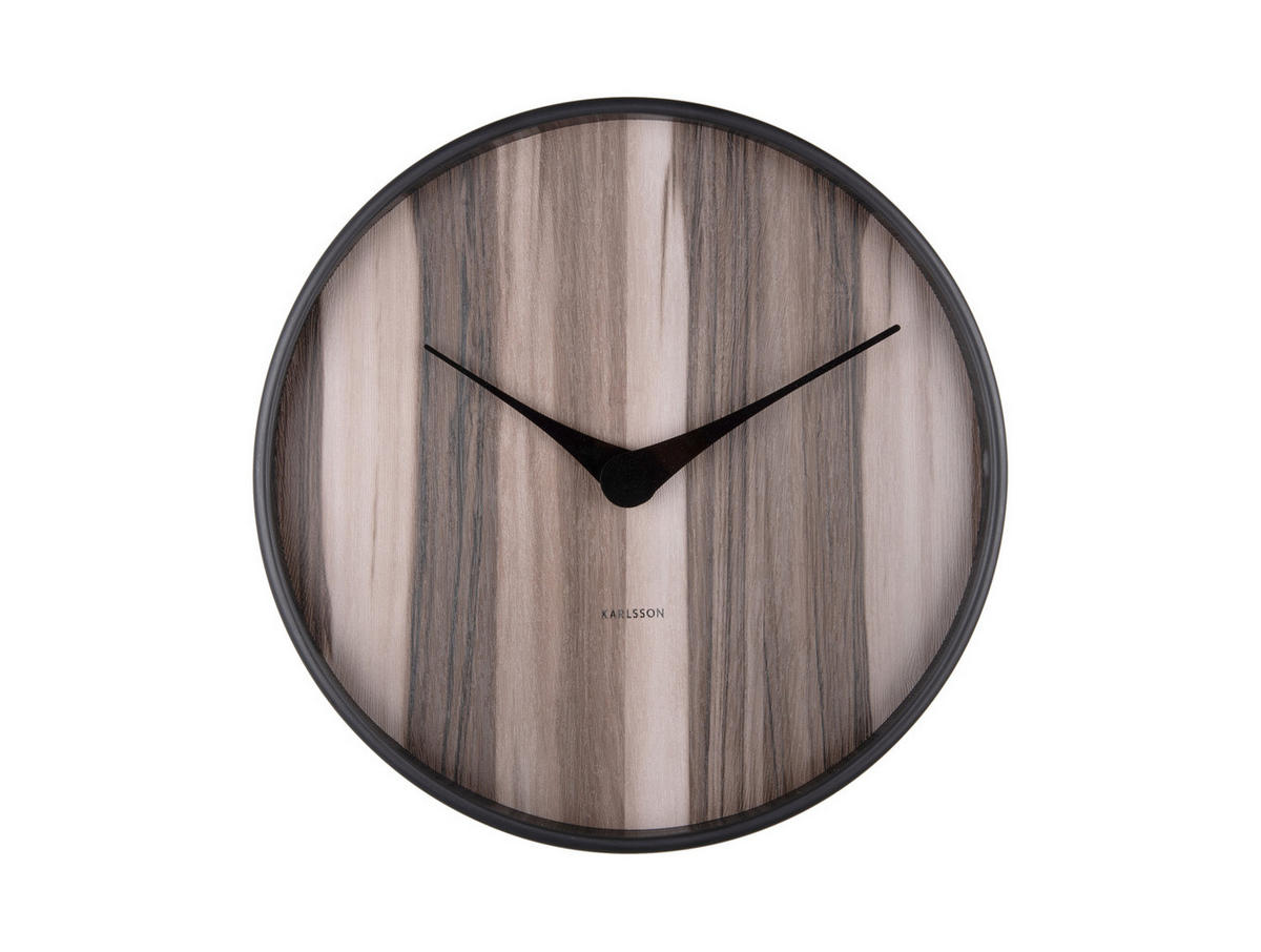 WANDUHR Wood Melange Ø40 cm - Braun, Holz (40/40/4.5cm) - Karlsson