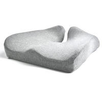 SITZKISSEN mit Hüftstütze – 40 x 36 x 11 cm – Grau - Grau, Textil (40/36cm)