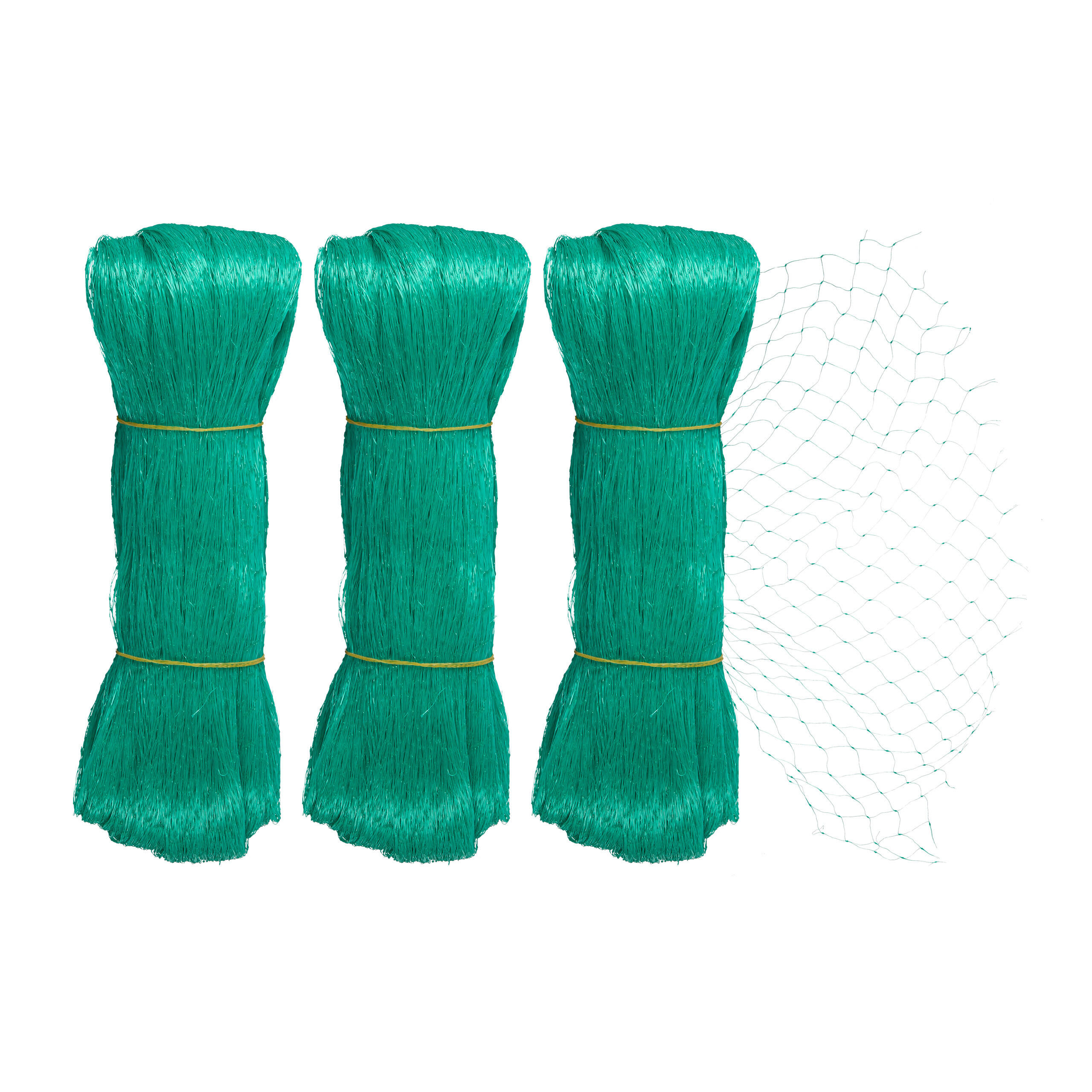 3xVOGELNETZ - Grün, Kunststoff (1000/400cm) - Relaxdays